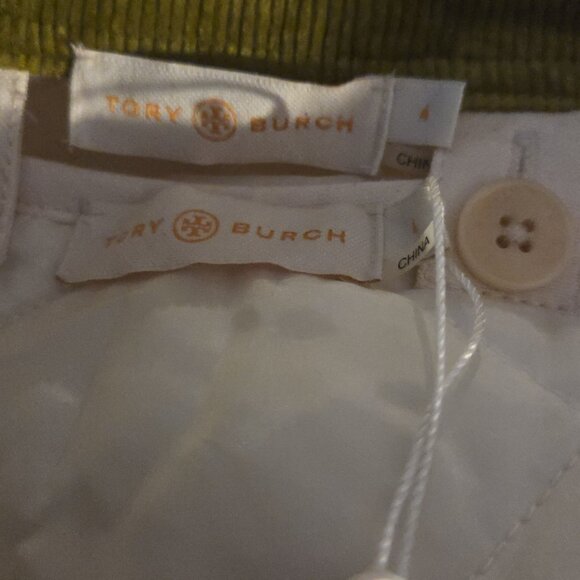 Tory Burch Women’s Cadyn Barn Jacket Natural Canvas Tone Size S - Picture 10 of 11